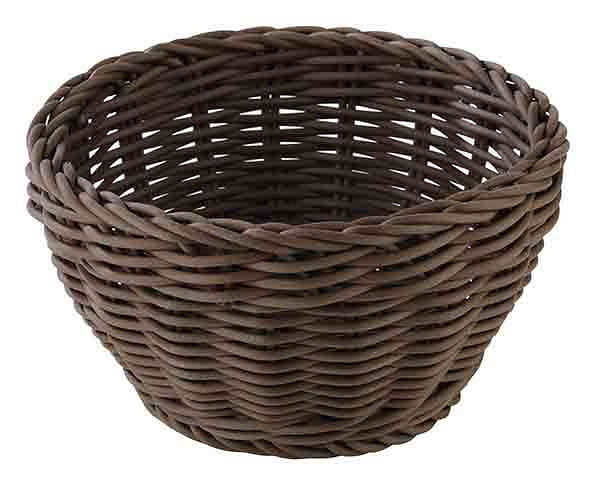 APS mand, rond, Ø 16 cm, hoogte: 8 cm, polypropyleen, bruin, -PROFI LINE-, 50603