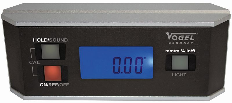 Vogel Germany digitale hellingsmeter, IP65, 4 x 90 ° (0-360 °), magnetisch, 320016