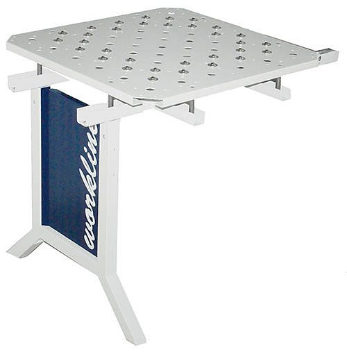 Bedrunka + Hirth Ball tafel eindmodule zonder geleiderails, 2 takken, afmetingen in mm (BxD): 750 x 750, 07.61.70