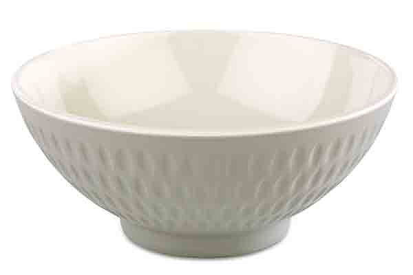APS schaal -ASIA PLUS-, Ø 13 cm, hoogte: 5,5 cm, melamine, binnenkant: crème, glanzend, buitenkant: grijs, mat, 15402