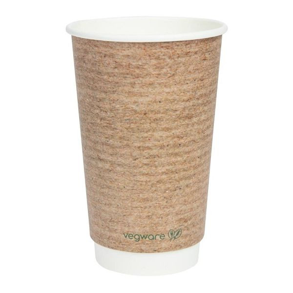 Vegware Composteerbare Koffiemokken 455ml Pak van 400, GH022