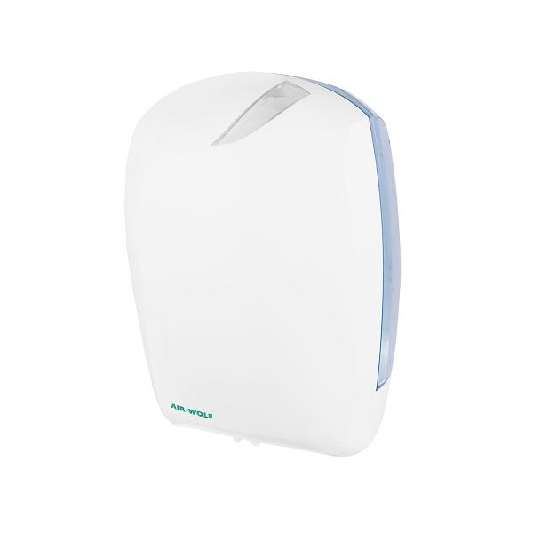 Air Wolf handdoekroldispenser, wandmontage, wit, ABS-kunststof, 1 papieren handdoekrol, Beta-serie, 30-106