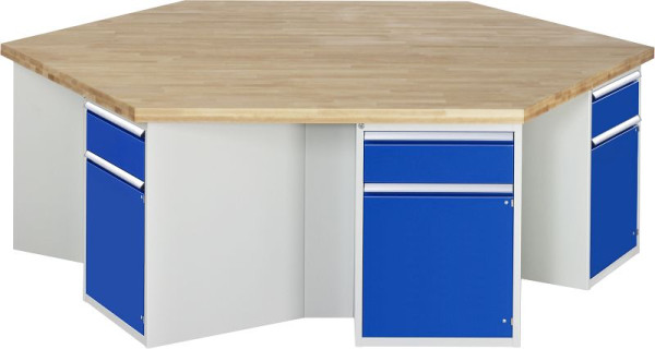 RAU groepswerkbank 4000 - model 467, B2700 x D2340 x H900 mm, 03-467-135B5M.11