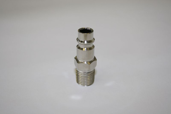 ELMAG stalen steeknippel, AG 1/4' pijpdraad, speciaal voor DL-gereedschappen, 42625