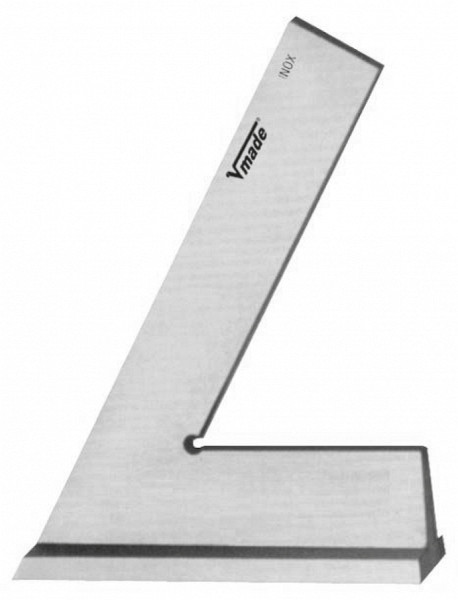 Vogel Germany puntige hoek DIN 875, roestvrij, GG 2, 45°, 120 mm x 80 mm, met aanslag, 314022