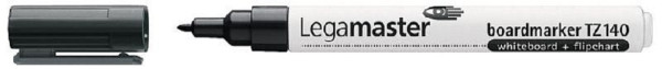 Legamaster TZ140 boardmarker zwart, VE: 10 stuks, 7-114001