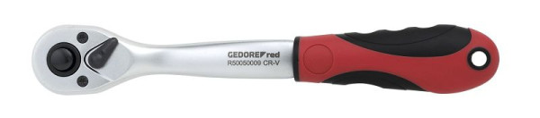 GEDORE rood 2K omschakelbare ratel 3/8" gebogen, 206 mm RSW10°, 3300225