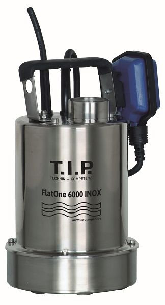 TIP afvoer zwembadafvoerpomp FlatOne 6000 INOX, 30440