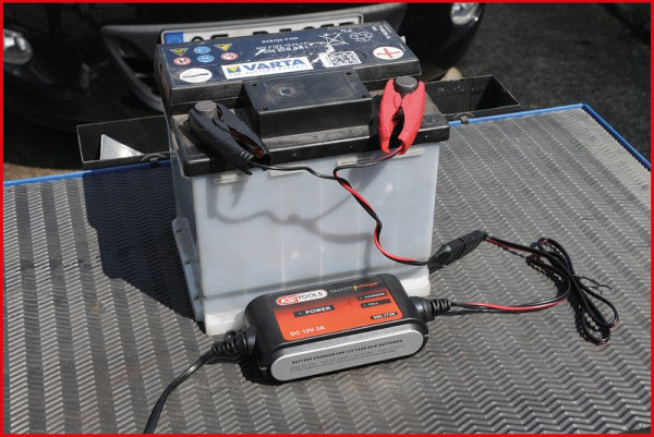 KS Tools SMARTcharger snelcontactkabel met krokodillenpaalklemmen, 550.1730-1