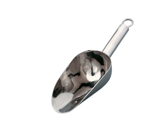 GSD meelschep van roestvrij staal, 20 cm, VE: 12 stuks, 32 045