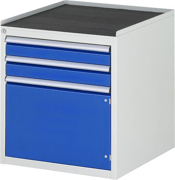 RAU ladekast serie 7000, B580xD650xH645mm, laden: 2xH90mm, draaideur H360mm, metalen steun, 03-L3.5AR-MT.11