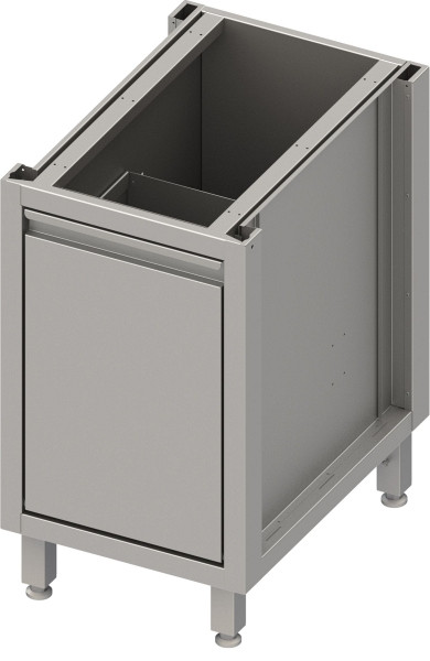 Stalgast onderkast box versie 2.0, voor poten/plint frame, met afvoerpunt 450x540x660 mm, BX45556
