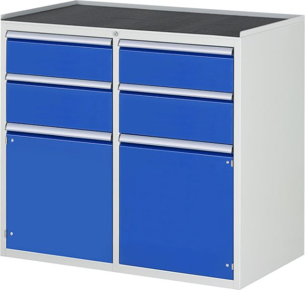 RAU ladekast 7000, 1145x650x1035mm, links: H180, H210mm, vleugeldeur, rechts: H180, H210mm, vleugeldeur, metalen steun, 03-LL7.1.1A-MT.11