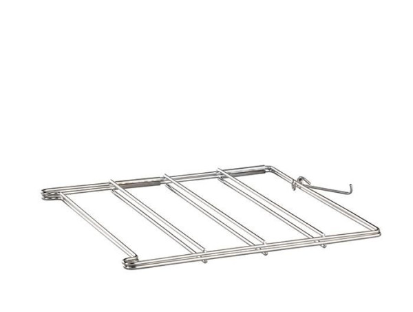 APS frame voor 4 pizzaplaten tot Ø 28 cm, 26 x 26 x 25 cm, RVS, afstand tussen de niveaus: 5,5 cm, opklapbaar, afsluitbaar, 73515
