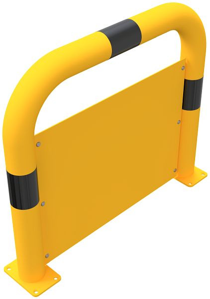 Schaakbeschermbeugel met onderdoorrijdbeveiliging, totale breedte: 750 mm, 477_32BG