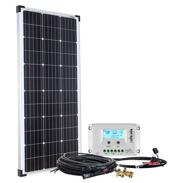 Offgridtec basicPremium-L 100W zonnesysteem 12V compleet systeem, 4-01-002600