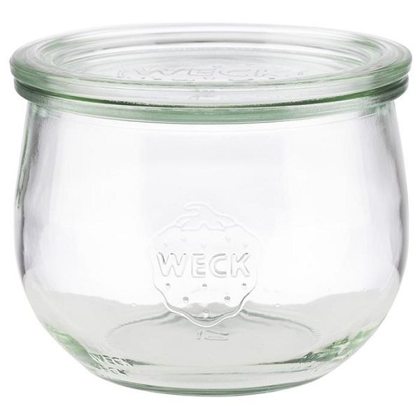 APS Weckpot met deksel, Ø 11 cm, hoogte: 9 cm, tulpvorm 580 ml, verpakking van 6, 82354