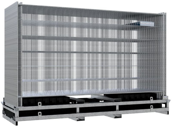 Schake bouwhekset SET 1 met opslag- en transporttraverse voor bouwhek type “Light”, 3B211-SET1