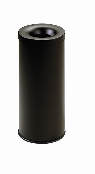 Afvalbak FIRE EX ITALY STYLE Zwart, Ø 250 x H 600 mm, 390008