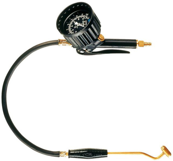 ELMAG PROFI bandenpomp met dubbele pluggen, model 80-EWO, 0-25 bar, 42074