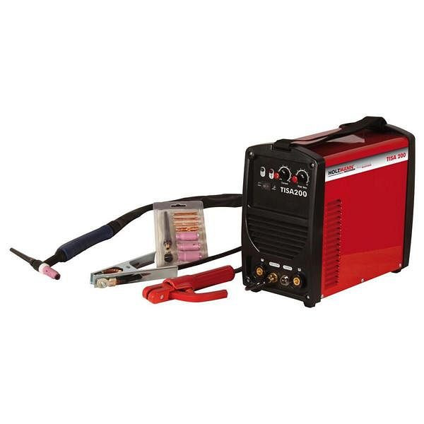 Holzmann TIG/TIG inverter-lassysteem, lasstroombereik: 5 - 200 A, TISA200