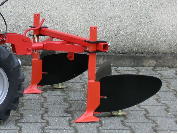 PowerPac aanaardploeg, tweerijig, 0,7 m werkbreedte incl. adapter, aanaardlichaam verstelbaar 485, 450, 390 mm voor MF5, KAMS5000