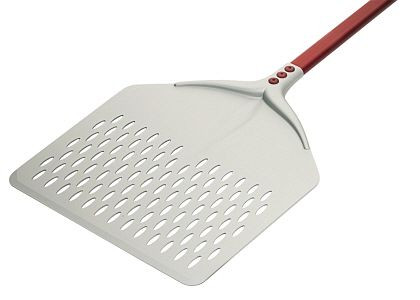 Contacto pizzaschep, geperforeerd 32 x 33 cm, met handvat 120 cm, 1739/321