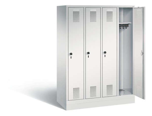 C+P schoolkluis Evolo, H1600xB1190xD500mm, kleur: lichtgrijs, 480206-40 S10060