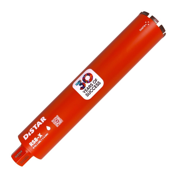 Distar diamantboor DDS-W 092x450x1 1/4 UNC RS8-X, 10170085229