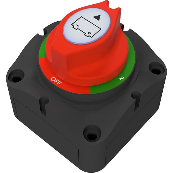 Offgridtec accukeuzeschakelaar voor het schakelen van twee accucircuits, verbruikers, laadbronnen 175A, 8-01-012820