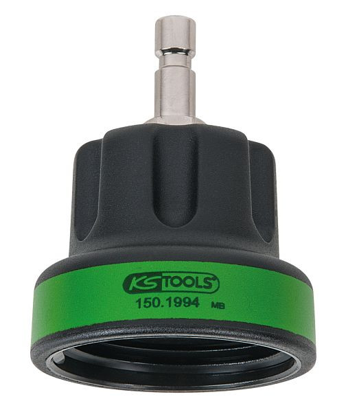 KS Tools koelsysteem bajonetadapter, nr. 22, IG M45x3, mosgroen, 150.1994