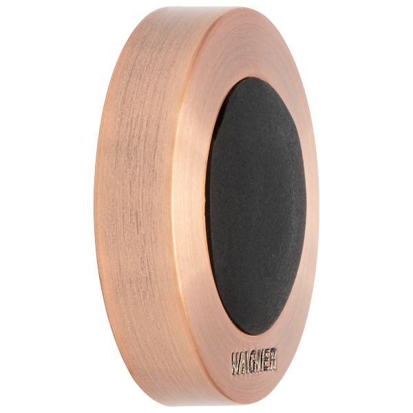 WAGNER Wandtürstopper SOG WALL Durchmesser 38mm, Höhe 10mm, antik, SB Puffer schwarz, VE: 4 Stück, 15513911