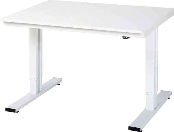 RAU werktafel serie adlatus 300 (elektrisch in hoogte verstelbaar), melamine plaat, 1250x720-1120x1000 mm, 08-WT-125-100-M