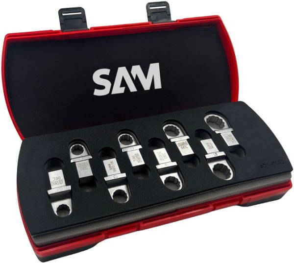 SAM gereedschapskist met 9 metrische inzetstukken met offset 14 x 18 MM, DEC-J10