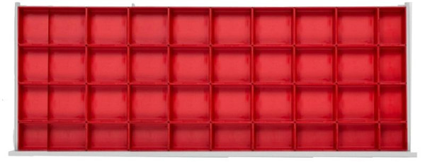ANKE werkbanken, dozen voor kleine onderdelen, SK binnenafmetingen: 1380 x 540 mm, 903.251