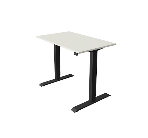 Kerkmann compacttafel B 1000 x D 600 mm, elektrisch in hoogte verstelbaar van 740 - 1230 mm, wit, 10180010