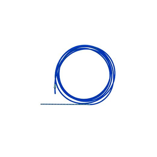 ELMAG PTFE kern 4 m 'blauw' voor draad Ø 0,6/0,8 mm met bevestigingsnippel & O-ring, 54461