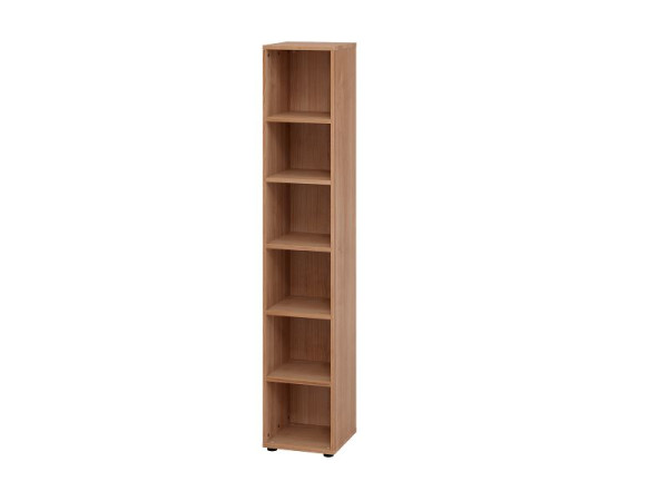 Hammerbacher smalle plank 6OH 964RE walnoot, 40 x 40 x 215,4 cm, V964RE/N