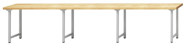 ANKE werktafel; 4050 x 700 mm; RAL 7035