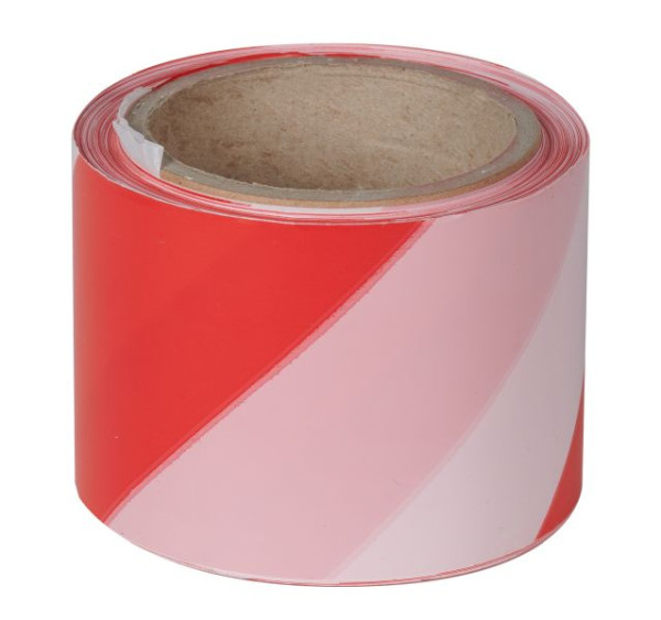 SW stalen barrière waarschuwingsband, VE: 100 m, 07325L
