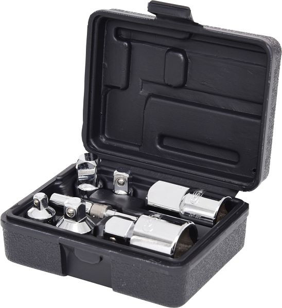 KS Tools 1/4"+3/8"+1/2"+3/4" CHROMEplus vergrotings- en reduceeradapterset, 7-delig, 918.0707
