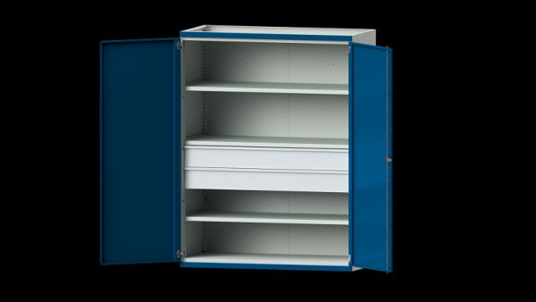 ANKE werkbanken, zware kast, model 302, 1485 x 690 x 1950 mm, RAL 7035/5010, 621.082