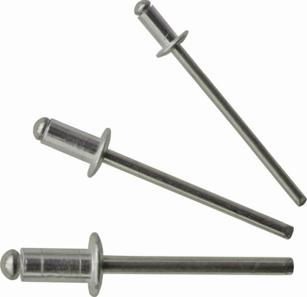 Kunzer blindklinknagels, aluminium 4,8 mm (40 stuks in doos), 800BN48