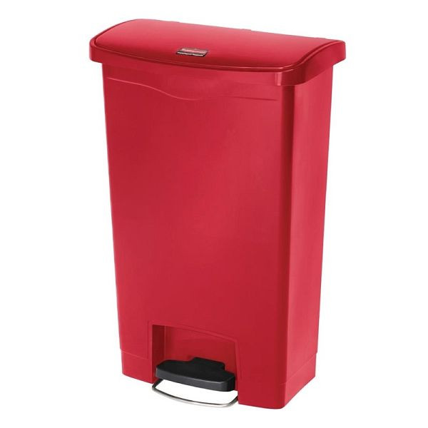 Rubbermaid Slim Jim voorste pedaalemmer rood 50L, GL026