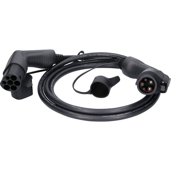 KS Tools laadkabel, recht, type 2/type 1, 7,4 kw, 230 v, 32 a, 3 meter, 117.7125