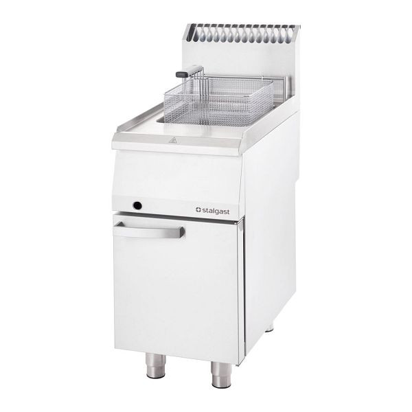 Stalgast gasfriteuse als vloermodel Serie 700 ND - enkele friteuse 17 liter, 15 kW, 400x700x850 mm, SL35115SE