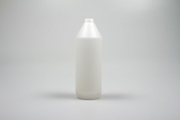 De Witte polyethyleen fles 1000 ML transparant, 901.200.111