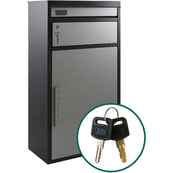 ScanProDesign Safepost 65 Tiamat - met groot handvat, antracietgrijs/zilvergrijs, 900359