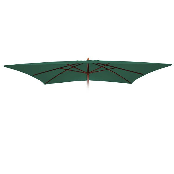 Mendler vervangende hoes voor Florida parasol, parasolhoes vervangende hoes, 3x4m polyester, groen, 97753