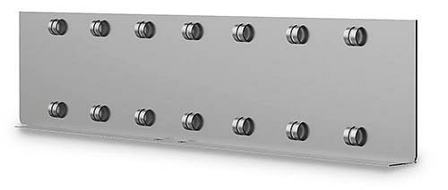 Bedrunka + Hirth lade-inzet T500 R18-16 / 24-16 / 36-1, voor frontpaneel hoogte 100 mm, BxH 900 x 85 mm, 20.900.085